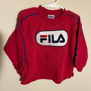 Vintage 90s Fila Toddler Crewneck Sweatshirt